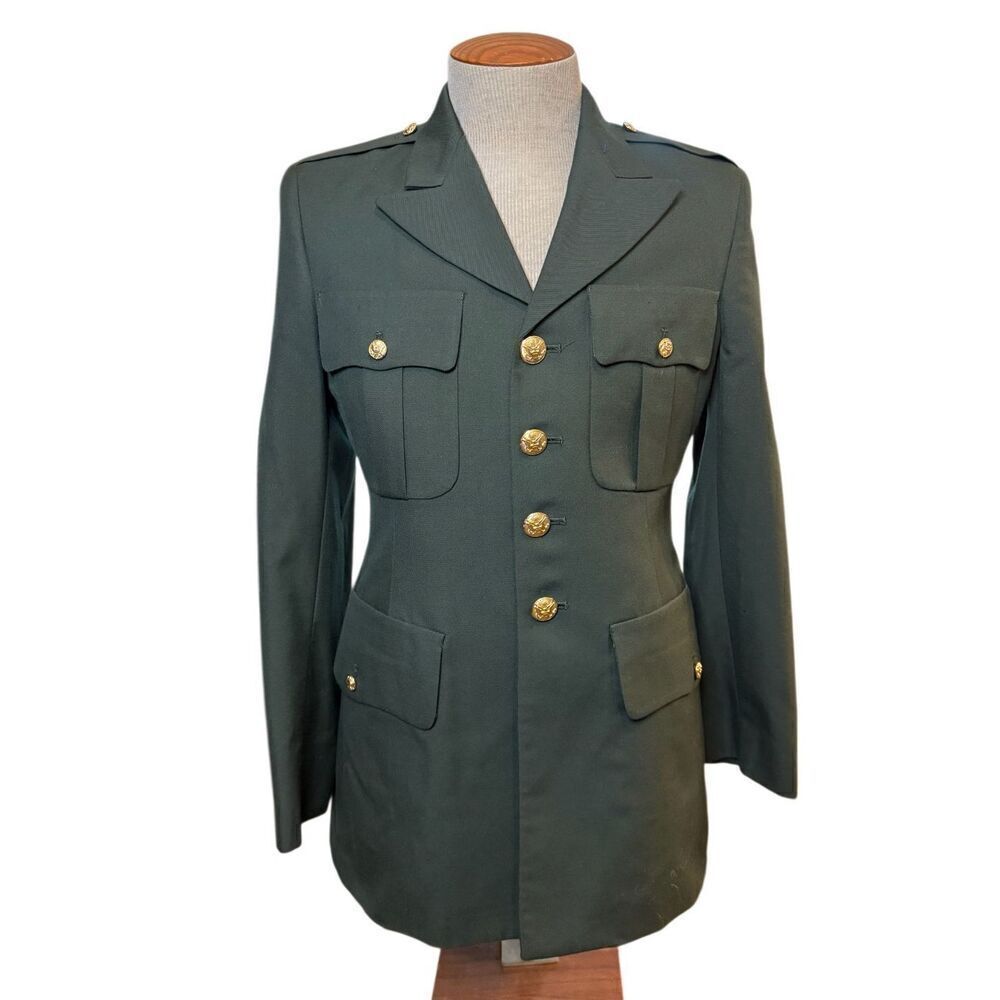 US Army Uniform Jacket By DeRossi & Son Sz. 37R